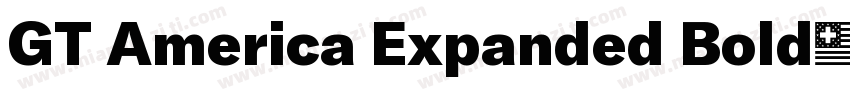 GT America Expanded Bold字体转换